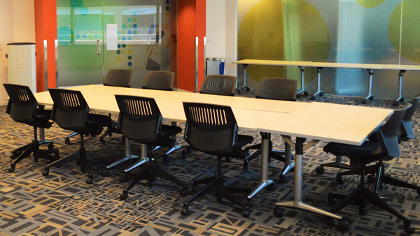 Imagination room tables and chairs layout.